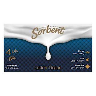 Sorbent Facial Tissues Lotionised