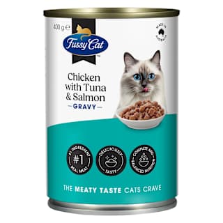 Fussy Cat Grain Free Chicken With Tuna & Salmon Gravy Wet Cat Food