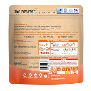 Earthwise Orange & Eucalyptus Laundry Detergent Capsules