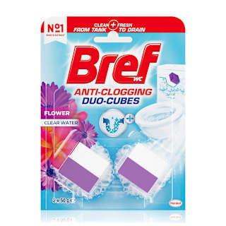 Bref Duo Cubes Flower In Cistern Toilet Cleaner