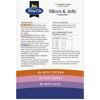 Fussy Cat Slice & Jelly Poultry Pouch