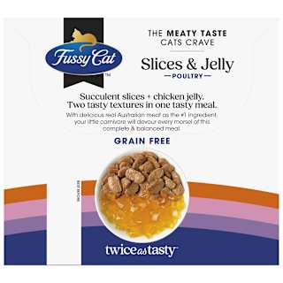 Fussy Cat Slice & Jelly Poultry Pouch