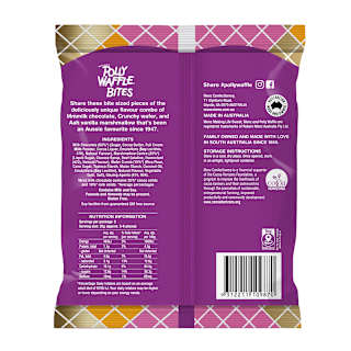 Polly Waffle Choc Wafer Marshmallow Original Bites