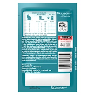 Purina One Hairball Formula Pet Food Adult Chicken