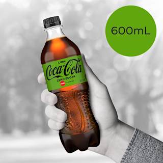 Coca-Cola Zero Sugar Lime Soft Drink Bottle