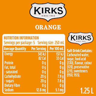 Kirks Orange Bottle