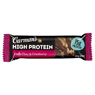 Carmans Protein Bars Dark Choc & Cranberry