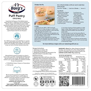 Borg's Puff Pastry
