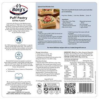 Borg's Puff Pastry Extra Flakey
