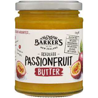Barker's Seedless Passionfruit Butter