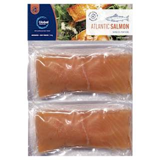 Global Salmon Skin Off Twin Pack