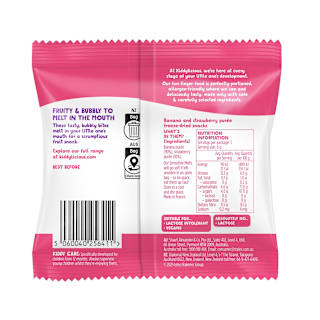 Kiddylicious Infant Bars Melts Strawberry & Banana