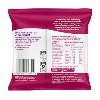 Kiddylicious Infant Food Crispie Tiddlers Raspberry