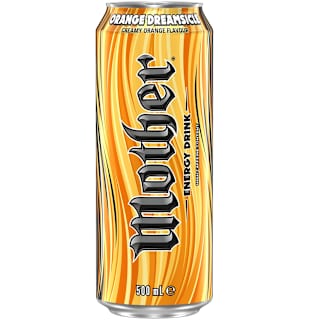 Mother Energy Drink Orange Dreamsicle Can