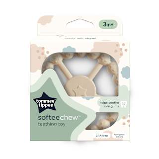 Tommee Tippee Softeechew Baby Teether BPA Free 3+ Months