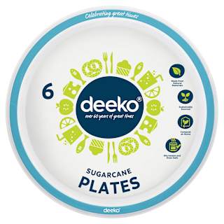 Deeko Sugar Cane Side Plate 18cm