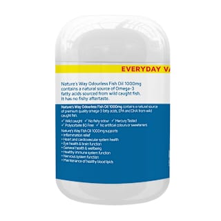 Nature's Way Fish Oil 1000mg Caps