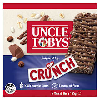 Uncle Tobys Snacks Crunch Snack Bars