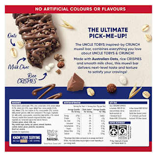 Uncle Tobys Snacks Crunch Snack Bars