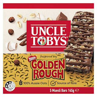Uncle Tobys Snacks Golden Rough Snack Bars