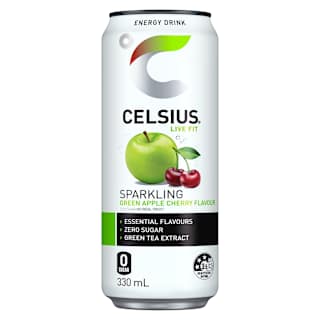 Celsius Energy Drink Green Apple Cherry