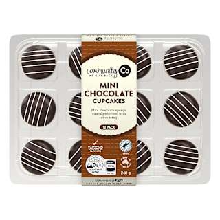 Community Co Mini Iced Choc Cupcakes