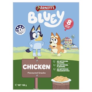 Arnott's Bluey Snacks Chicken Multipack