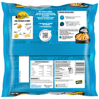 McCain Air Fryer Chips Steak Cut
