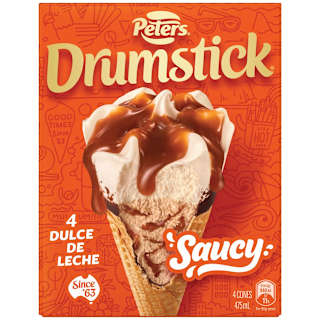 Peters Drumstick Saucy Dulce De Leche
