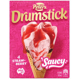 Peters Drumstick Saucy Strawberry