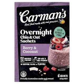 Carman's Chia Bowls Cereal Berry & Coconut