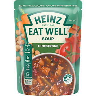 Heinz Eat Well Soup Minestrone 