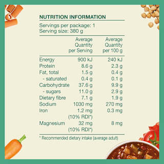 Heinz Eat Well Soup Minestrone 