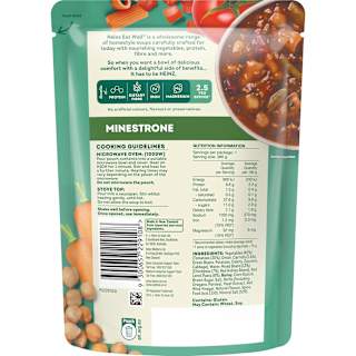 Heinz Eat Well Soup Minestrone 