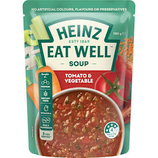 Heinz Eat Well Soup Tomato & Vegetable