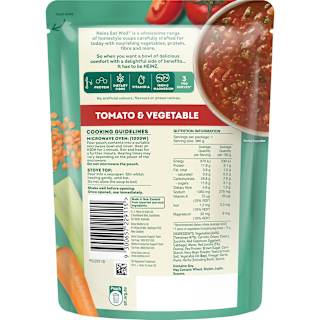 Heinz Eat Well Soup Tomato & Vegetable