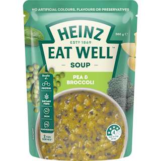 Heinz Eat Well Soup Pea & Broccoli