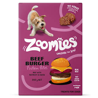 Zoomies Dog Treat Beef Burger