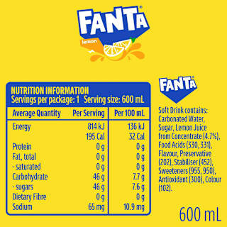 Fanta Flavours Lemon