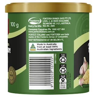 Perfect Italiano Garlic & Herb Parmesan Canister