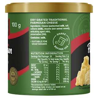 Perfect Italiano Parmesan Canister
