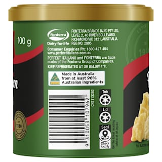 Perfect Italiano Parmesan Canister