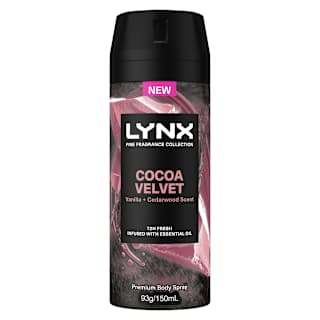 Lynx Body Spray Cocoa Velvet 