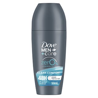 Dove Men Deodorant Roll On Clean Comfort Zero % Aluminum