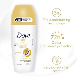 Dove Deodorant Roll On Passionfruit