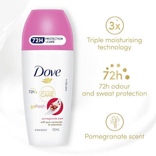 Dove Deodorant Roll On Pomegranate
