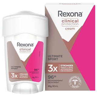 Rexona Clinical Antiperspirant Cream Ultimate Sport