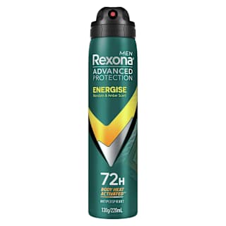 Rexona Advanced Antiperspirant Aerosol Energise