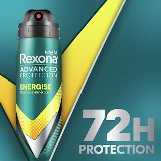 Rexona Advanced Antiperspirant Aerosol Energise