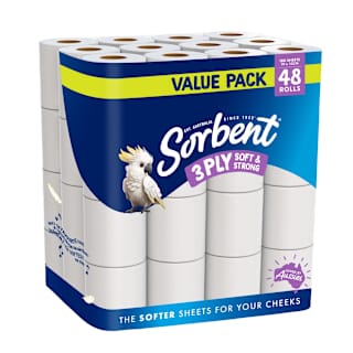 Sorbent Toilet Tissue White 3Ply